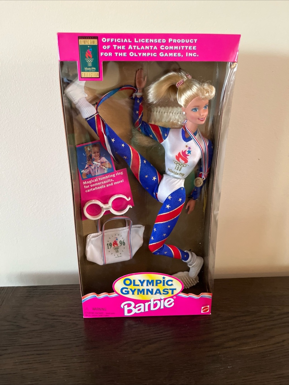 vintage 1995 NIB Olympic Gymnast Barbie (blonde) -Special Edition for 1996 $25